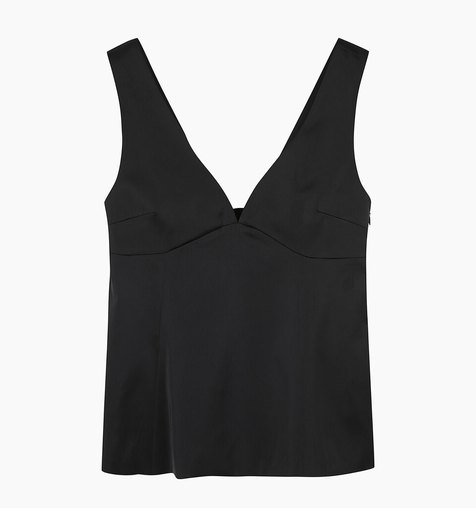 Black elegant top - sisley k top - Black | Sisley K image number 2